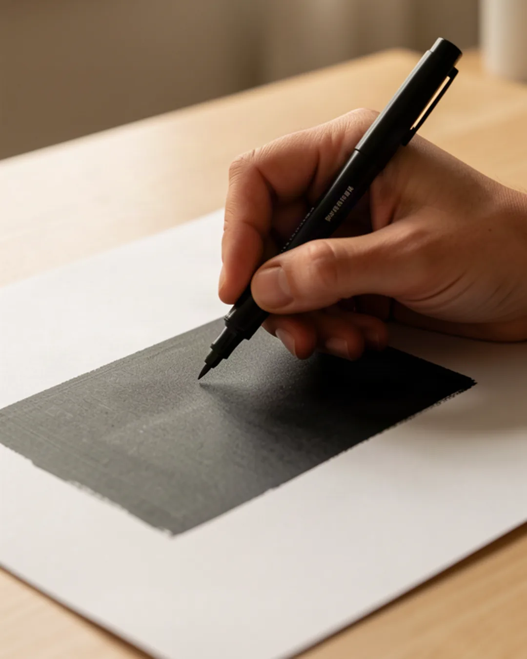 Documento impreso con un recuadro negro marcado a rotulador sobre un número de expediente, y al lado la misma página en la pantalla del ordenador con esa zona seleccionada de la que se copia el texto visible en un editor.